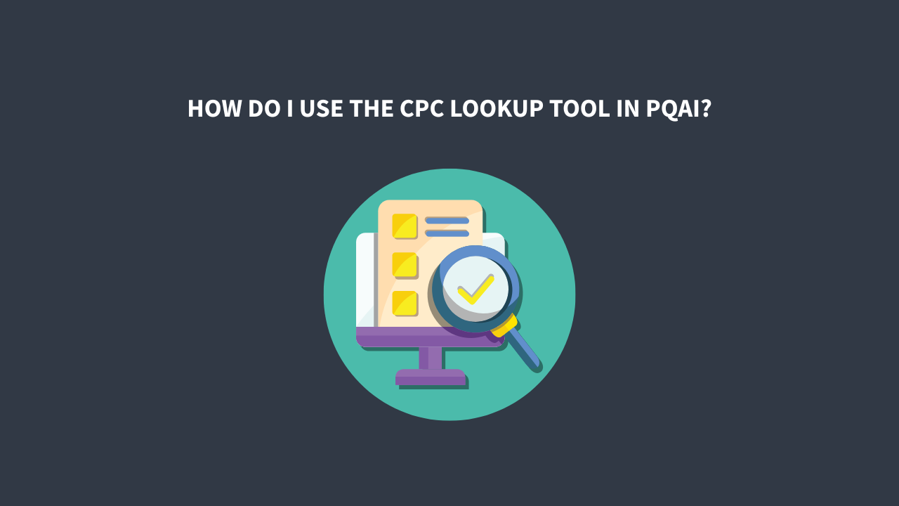 CPC Lookup tool in PQAI