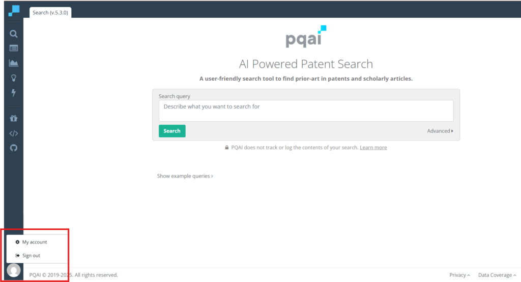 PQAI account