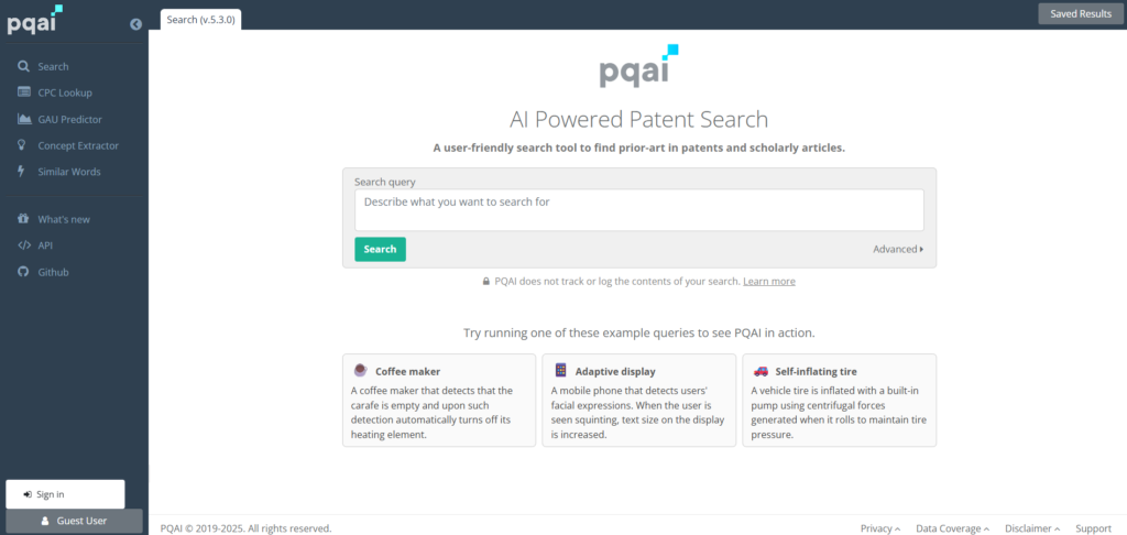 PQAI Sign in