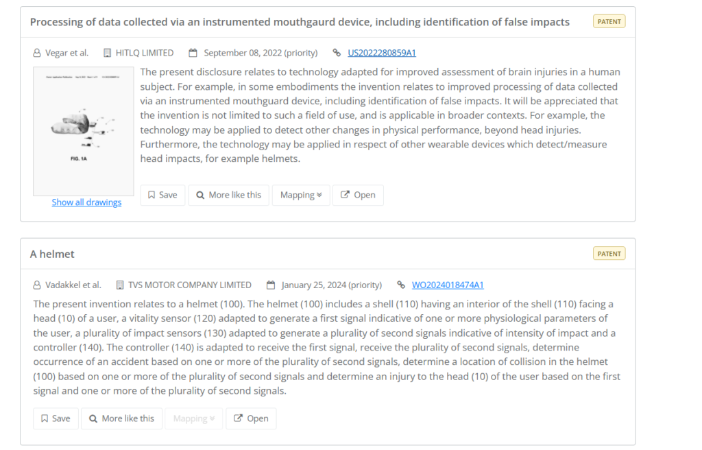 pqai search results for smart helmet