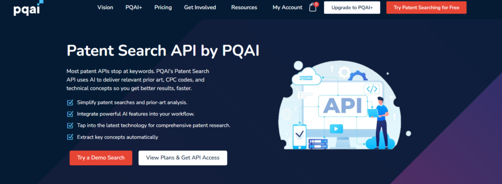PQAI patent search API
