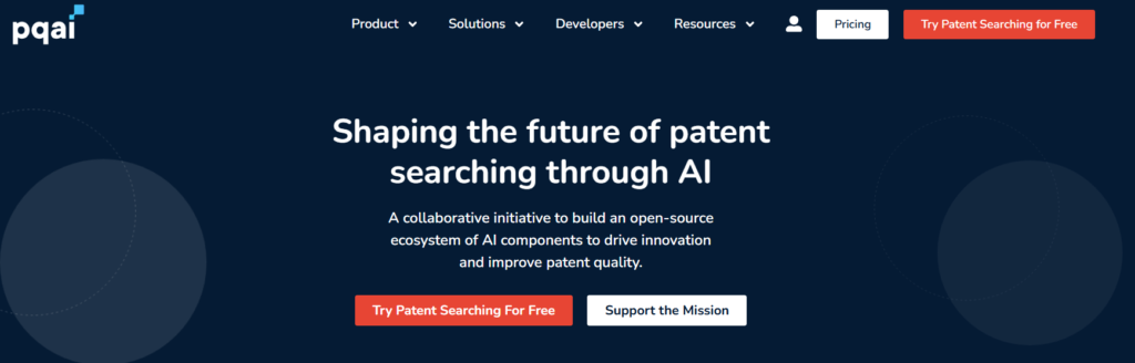 PQAI - Best AI based patent search tool in 2026 and beyond