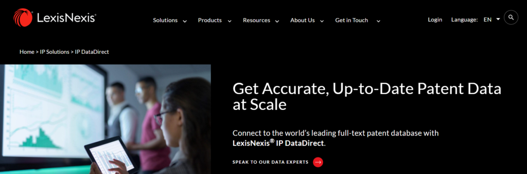 LexisNexis IP DataDirect Search API