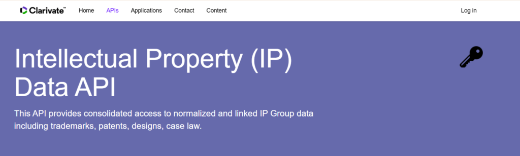 Clarivate IP Data API
