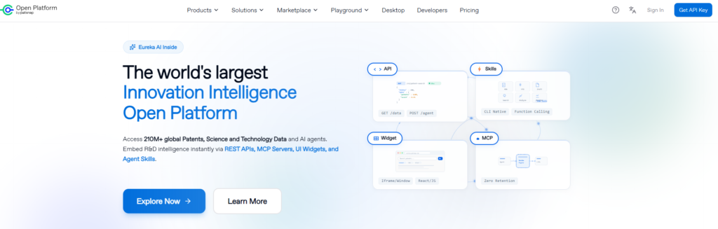 Patsnap API for enterprises