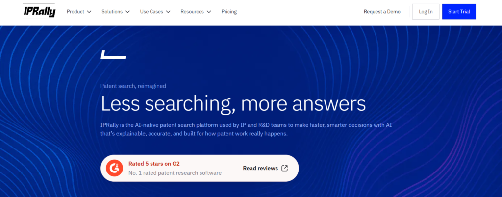 IPRally - AI patent search platform