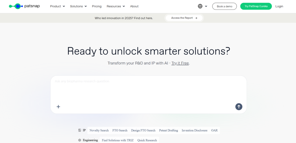Patsnap patent search platform