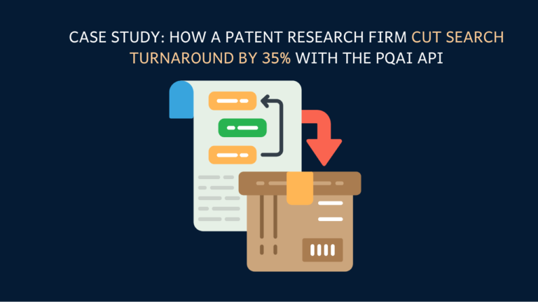 Case Study: How a Patent Research Firm Cut Search Turnaround by 35% With the PQAI API
