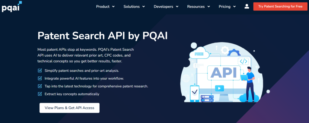 PQAI API for Patentability and Novelty searches